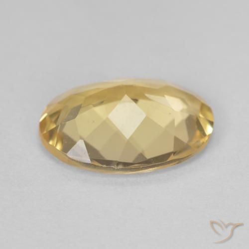 Berillo Arancio dorato naturale da 1.70 ct, Ovale, VVS-VS