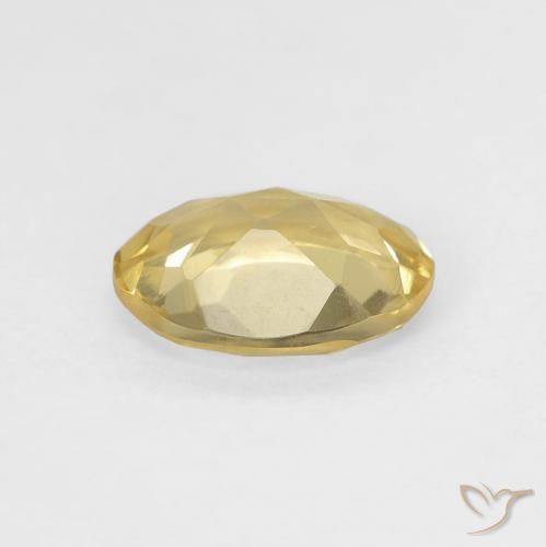Berillo Giallo caldo naturale da 1.04 ct, Ovale, VVS-VS