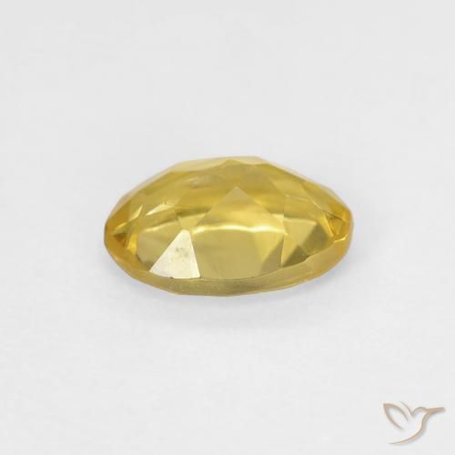 Berillo Giallo terroso naturale da 0.73 ct, Ovale, VS