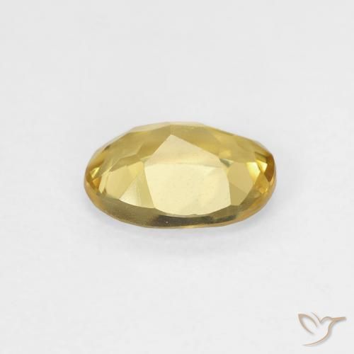 Berillo Giallo reale naturale da 0.72 ct, Ovale, VS