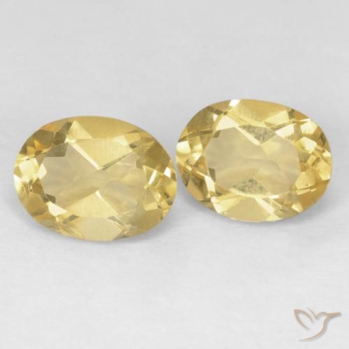 2.45ctw Naturale Giallo caldo Berillo, Ovale, VS