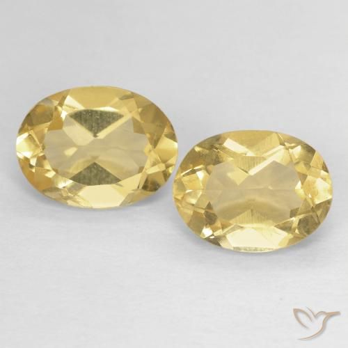 Gemme di Berillo Giallo caldo naturale da 2.45 ct, Ovale, VS