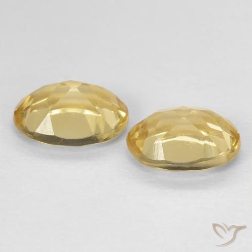 Gemme di Berillo Giallo caldo naturale da 2.45 ct, Ovale, VS