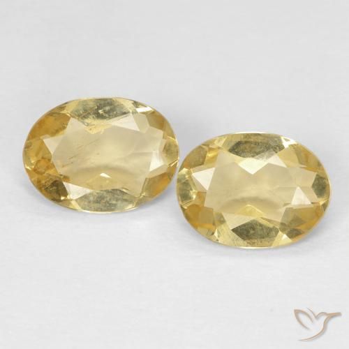 Gemme di Berillo Giallo medio naturale da 1.74 ct, Ovale, VS