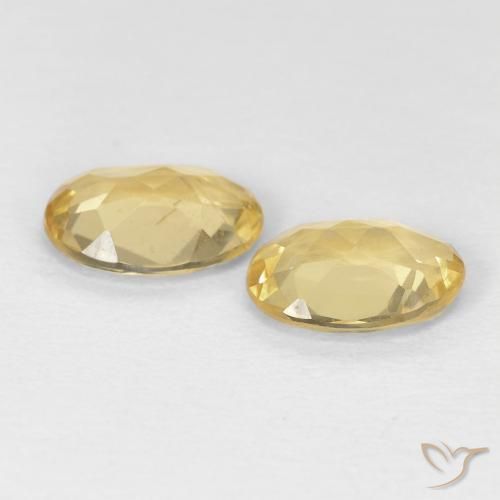Gemme di Berillo Giallo medio naturale da 1.74 ct, Ovale, VS