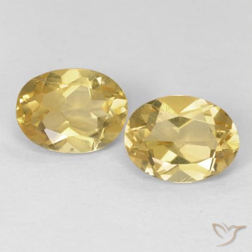Gemme di Berillo Giallo di Digione naturale da 2.29 ct, Ovale, VVS-VS