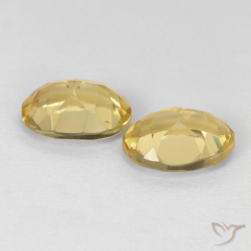 Gemme di Berillo Giallo di Digione naturale da 2.29 ct, Ovale, VVS-VS