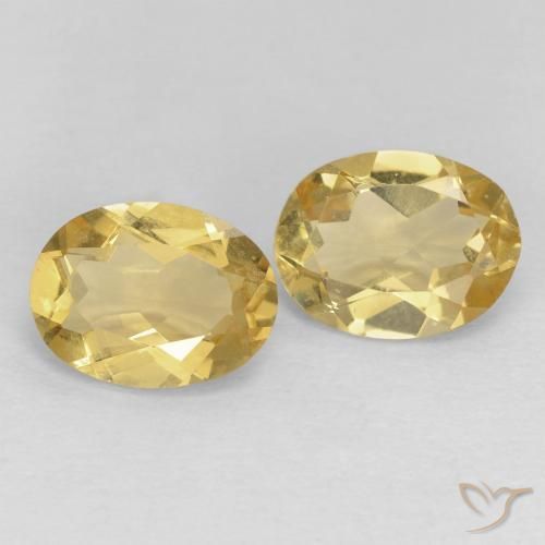 Gemme di Berillo Giallo medio naturale da 2.09 ct, Ovale, VVS-VS