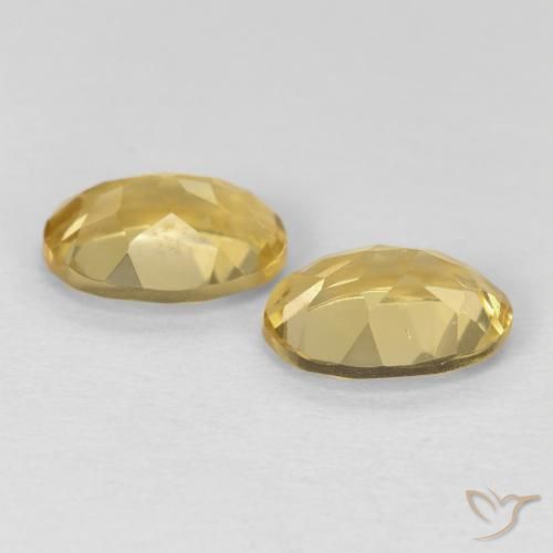 Gemme di Berillo Giallo medio naturale da 2.09 ct, Ovale, VVS-VS