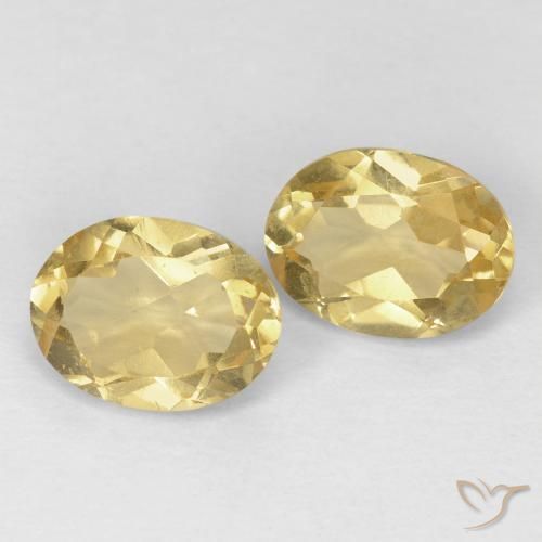 Gemme di Berillo Giallo di Digione naturale da 2.45 ct, Ovale, VVS-VS