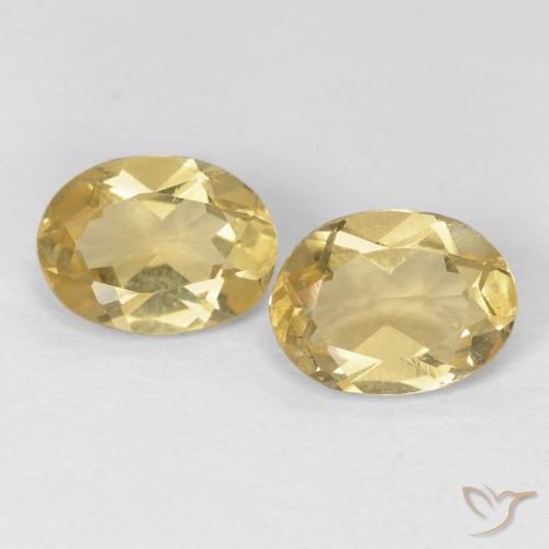 2.24ctw Naturale Dorato Berillo, Ovale, VVS-VS
