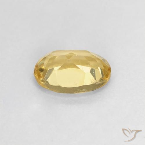 Berillo Dorato naturale da 0.67 ct, Ovale, VS
