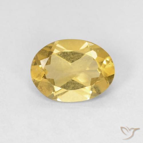1.06ct Naturale Dorato Berillo, Ovale, VS