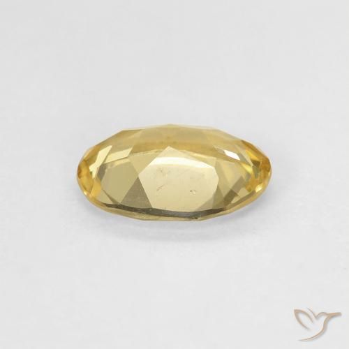 Berillo Dorato naturale da 0.90 ct, Ovale, VS