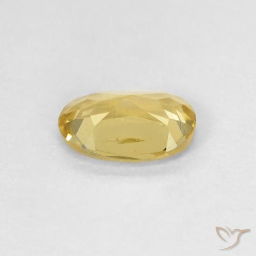 Berillo Giallo reale naturale da 0.78 ct, Ovale, VS