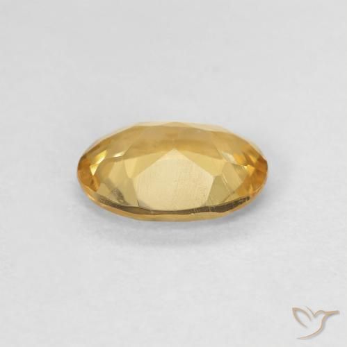 Berillo Dorato chiaro naturale da 0.96 ct, Ovale, VS