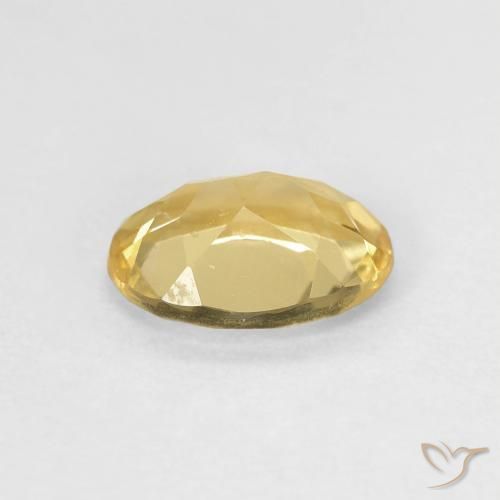 Berillo Dorato naturale da 1.03 ct, Taglio ovale, VS