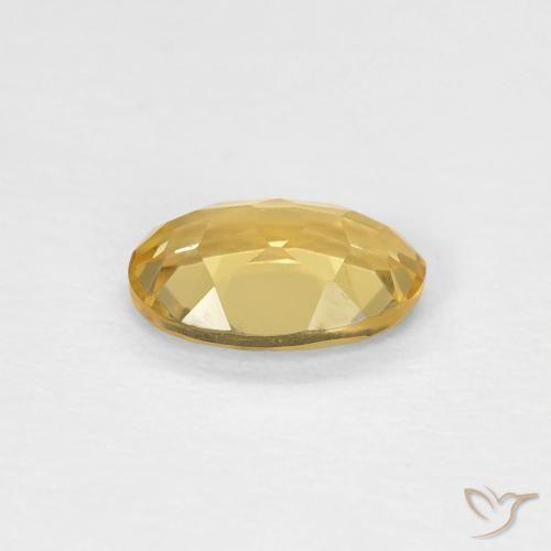 Berillo Dorato medio naturale da 0.65 ct, Ovale, VVS