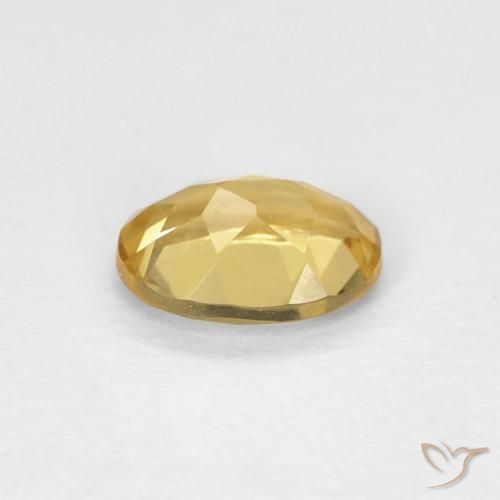 Berillo Giallo medio naturale da 0.72 ct, Ovale, VVS