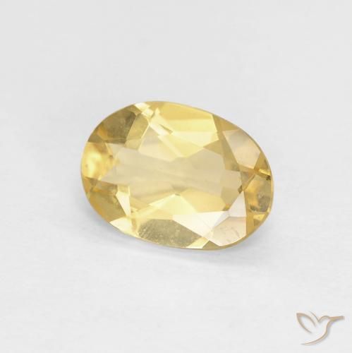 Berillo Oro naturale da 0.99 ct, Ovale, VVS