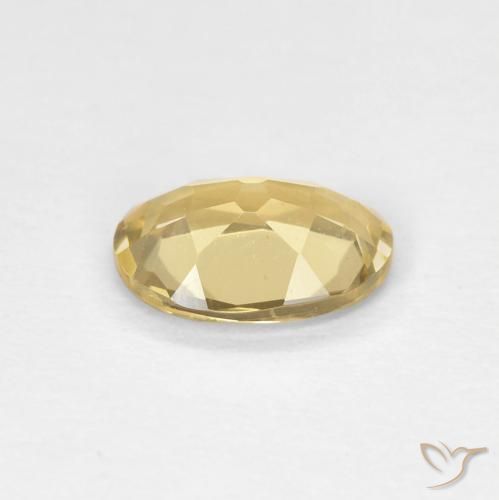 Berillo Oro naturale da 0.99 ct, Ovale, VVS