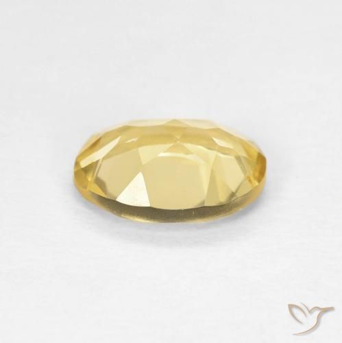 Berillo Oro medio naturale da 1.11 ct, Ovale, VVS
