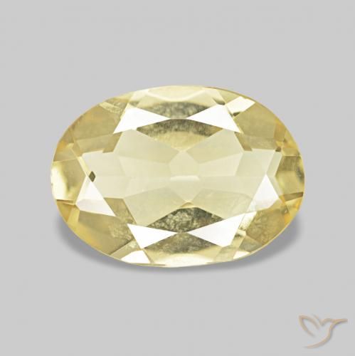 0.91ct Oro chiaro Berillo, Ovale, VVS