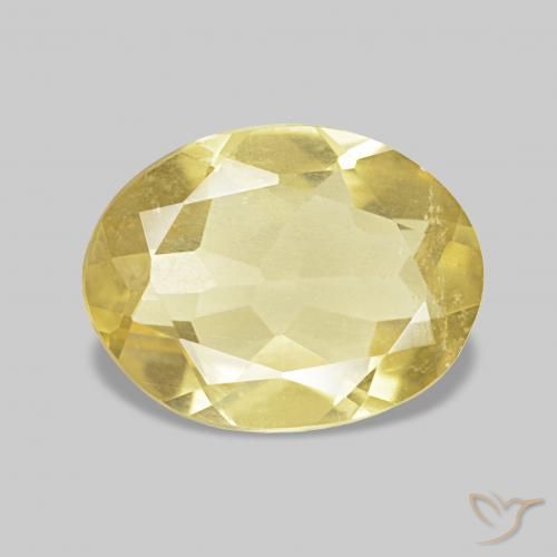 1.51ct Giallo dorato chiaro Berillo, Ovale, VS