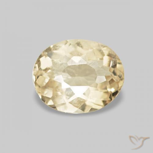 Berillo Giallo terroso naturale da 0.28 ct, Ovale, VS