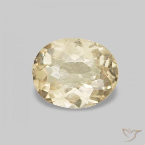 Berillo Giallo terroso naturale da 0.28 ct, Ovale, VS
