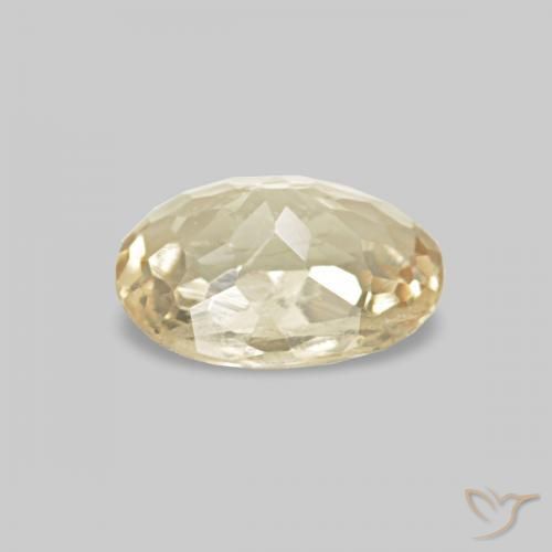 Berillo Giallo terroso naturale da 0.28 ct, Ovale, VS