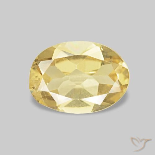 0.65ct Oro chiaro Berillo Pietre preziose, Ovale, VS