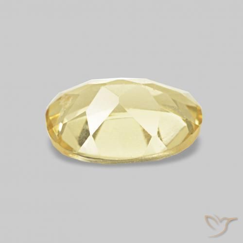 Berillo Oro chiaro naturale da 0.65 ct, Ovale, VS