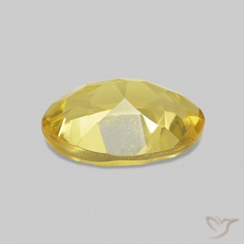 Berillo Dorato medio naturale da 0.67 ct, Ovale, VVS-VS