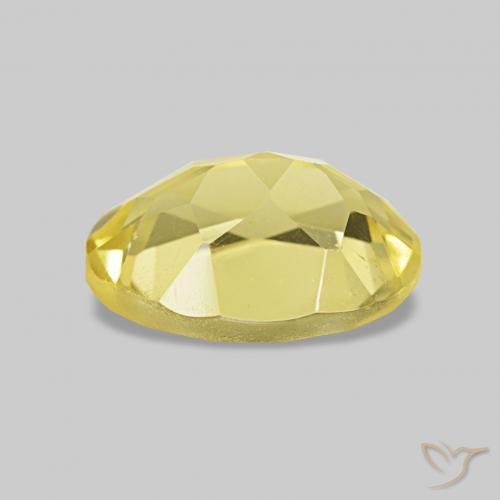 Berillo Giallo chiaro naturale da 1.15 ct, Ovale, VS
