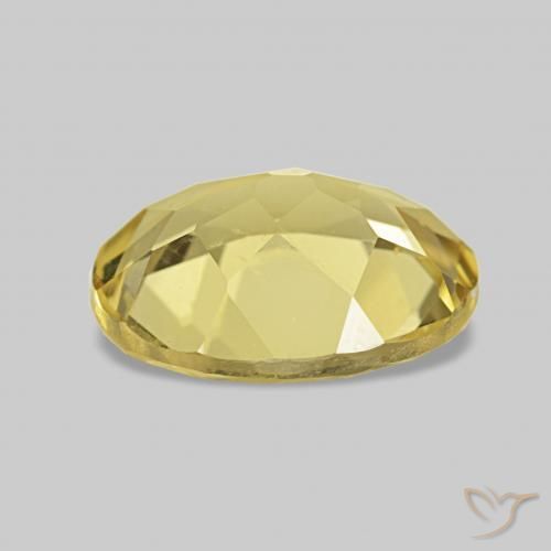 Berillo Giallo chiaro naturale da 1.49 ct, Ovale, VS