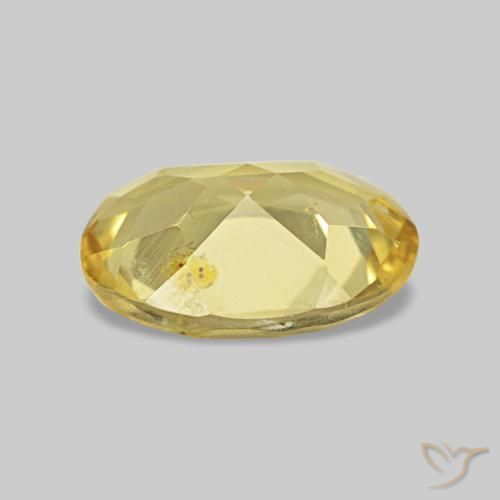 Berillo Oro chiaro naturale da 0.95 ct, Ovale, VS