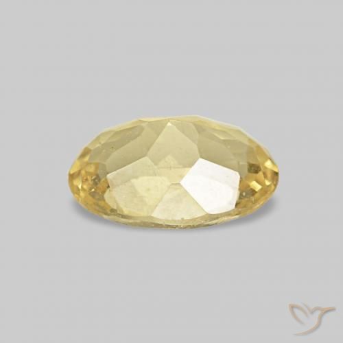 Berillo Oro chiaro naturale da 0.43 ct, Ovale, VS