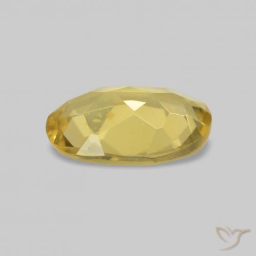 Berillo Giallo chiaro naturale da 0.52 ct, Ovale, VS