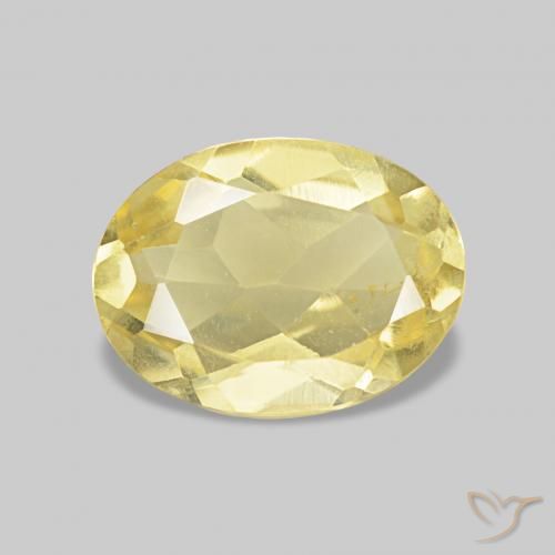 1.09ct Oro chiaro Berillo, Ovale, VS