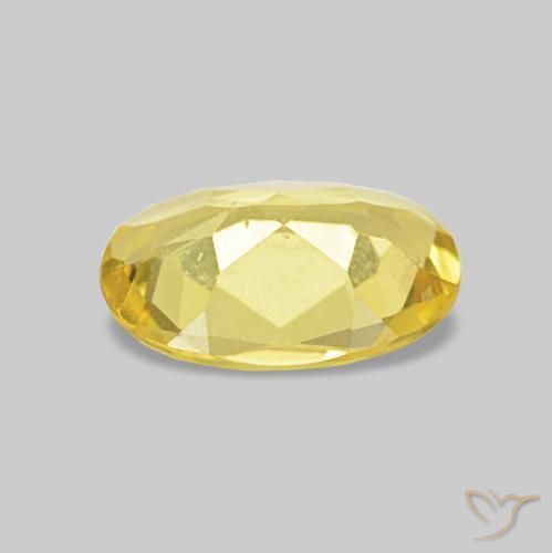 Berillo Giallo chiaro naturale da 0.60 ct, Ovale, VS