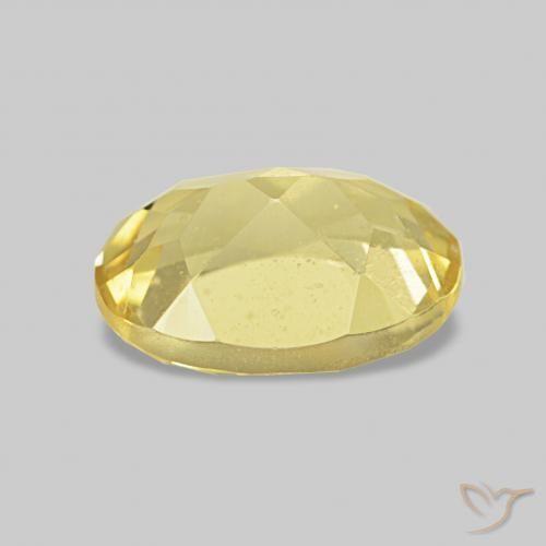 Berillo Oro chiaro naturale da 1.14 ct, Ovale, VS