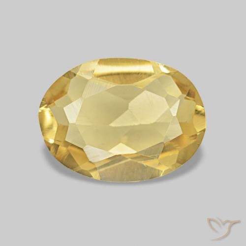 Berillo Arancio dorato naturale da 0.99 ct, Ovale, VS