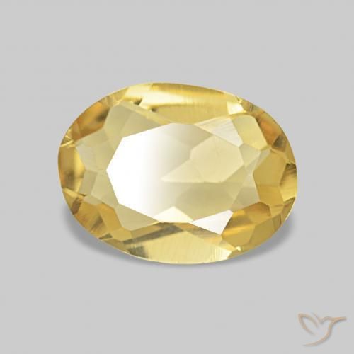 Berillo Arancio dorato naturale da 0.99 ct, Ovale, VS