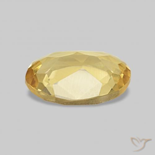 Berillo Arancio dorato naturale da 0.99 ct, Ovale, VS