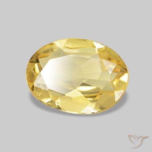 0.91ct Oro chiaro Berillo, Ovale, VVS-VS