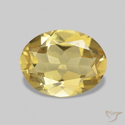 1.67ct Oro chiaro Berillo, Ovale, VVS-VS