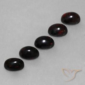 Gemme di Opale nero Multicolore naturale da 2.67 ct, Ovale, Opaco