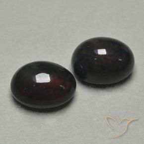 Gemme di Opale nero Multicolore naturale da 1.74 ct, Ovale, Traslucido