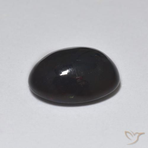 Opale nero Multicolore naturale da 1.01 ct, Ovale, Traslucido